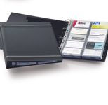 DURABLE Visitenkarten-Ringbuch anthrazit