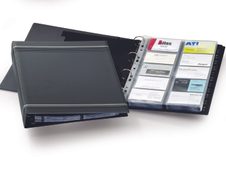 DURABLE Visitenkarten-Ringbuch anthrazit