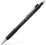 FABER-CASTELL GRIP 1347 Druckbleistift 0,7 mm, Härtegrad B, Gehäusefarbe: schwarz