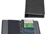 Alassio Visitenkarten-Ringbuch schwarz