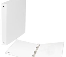 DONAU Ringbuch 4-Ringe DIN A4 3.5 cm weiß