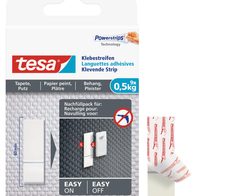 tesa Klebestreifen 2 cm  x 6.5 cm weiß