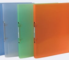 DONAU Ringbücher 2-Ringe DIN A4 2.5 cm weiß, blau, grün, orange