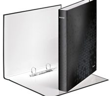 LEITZ Ringbuch 2-Ringe DIN A4 4 cm schwarz