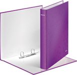 LEITZ Ringbuch 2-Ringe DIN A4 4 cm violett