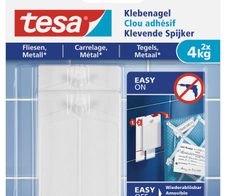 tesa Klebenägel 4.6 cm  x 6.4 cm weiß
