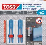 tesa Klebenägel 2.3 cm  x 6.4 cm weiß