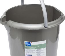 flink & sauber Putzeimer 10,0 l grau