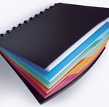 DURABLE Ringmappe schwarz/bunt