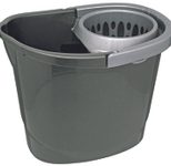 flink & sauber Putzeimer 12,0 l grau