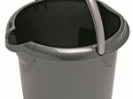 flink & sauber Putzeimer 5,0 l grau