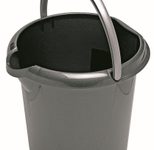 flink & sauber Putzeimer 5,0 l grau