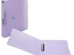 herlitz Ringbuch 2-Ringe DIN A4 3.8 cm lila-transparent