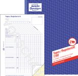 AVERY Zweckform Formularbuch Tages-/Regiebericht DIN A4 2x 40 Seiten