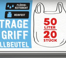 GUT&GÜNSTIG Müllbeutel 50,0 l transparent