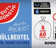 GUT&GÜNSTIG Kosmetikbeutel 5,0 l transparent