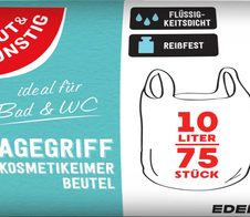 GUT&GÜNSTIG Kosmetikbeutel 10,0 l transparent