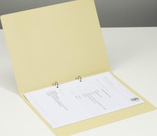 PAGNA Ringbuch 2-Ringe DIN A4 2.3 cm gelb