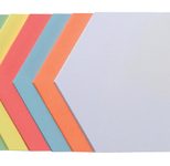 FRANKEN Moderationskarten 16,5 x 19,0 cm grün, gelb, rot, blau, orange, weiß