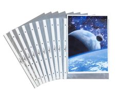 DURABLE Prospekthüllen DIN A4 quer 0.12 mm transparent
