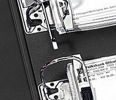 ELBA Doppelordner 2x A5 quer Polyvinylchlorid (PVC) schwarz