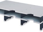 styro Sortierstation DIN C4 6-Fach  grau/schwarz