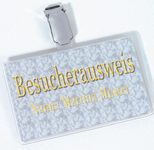 DURABLE Namensschilder transparent 9 cm x 5.4 cm