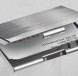 SIGEL Visitenkartenetui 95 x 7 x 62 mm silber