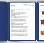 PAGNA Bewerbungsmappen Sprint DIN A4 blau