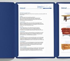 PAGNA Bewerbungsmappen Sprint DIN A4 blau