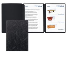 PAGNA Bewerbungsmappen Sprint DIN A4 schwarz