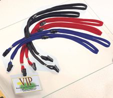 DURABLE Namensschilder schwarz 9 cm x 6 cm