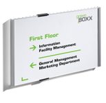 DURABLE Türschild 29,7 x 21,0 cm silber