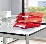 LEITZ Briefablage DIN A4 rot-transparent