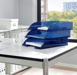 LEITZ Briefablage DIN A4 blau-transparent