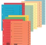 bene Trennblätter DIN A4 250 g/m² orange