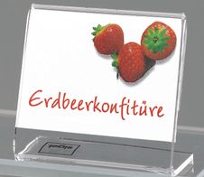 SIGEL Tischaufsteller quer 5,2 x 2,0 x 4,4 cm