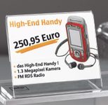 SIGEL Preisaufsteller quer Tischaufsteller DIN A8 quer