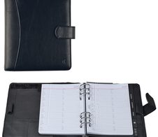 CHRONOPLAN Terminplaner 22,0 x 5,0 x 24,0 cm schwarz