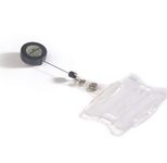 DURABLE Namensschilder transparent 8.5 cm x 5.4 cm