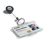 DURABLE Ausweishalter anthrazit