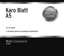 CHRONOPLAN Ringbuch-Ergänzungsblätter DIN A5, 50 Blatt