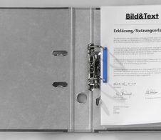 Top-Print Heftstreifen  für bis DIN A4 rot