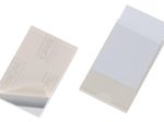 DURABLE Visitenkartentasche selbstklebend transparent