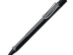 LAMY Kugelschreiber safari Schwarz Hochglänzend, Schreibfarbe: schwarz