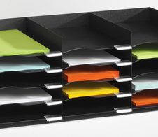 PAPERFLOW Sortierstation DIN A4 15-Fach  schwarz