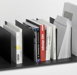 PAPERFLOW Buchstütze 85,8 x 32,3 x 23,3 cm schwarz