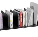 PAPERFLOW Buchstütze 85,8 x 32,3 x 23,3 cm schwarz