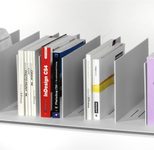 PAPERFLOW Buchstütze 85,8 x 32,3 x 23,3 cm lichtgrau