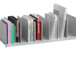 PAPERFLOW Buchstütze 85,8 x 32,3 x 23,3 cm lichtgrau